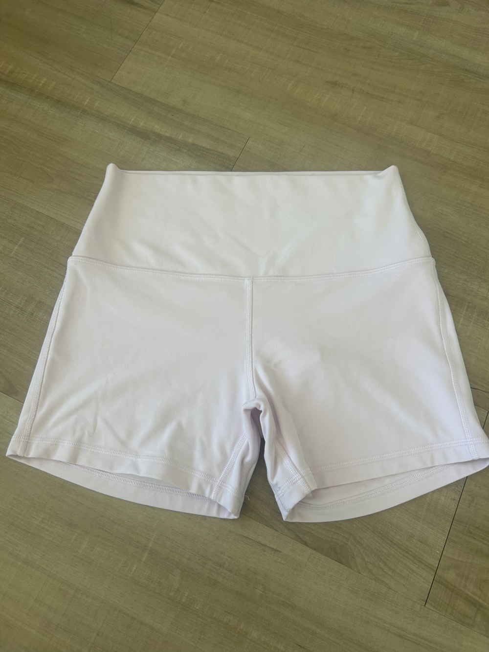 lululemon athletica Pale Pink Bike Shorts